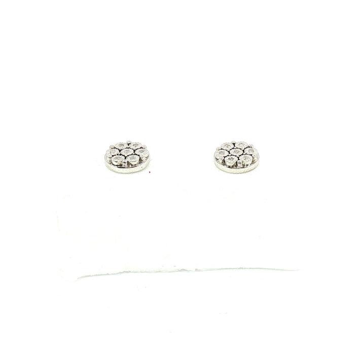 10K 0.03Ct Diamond earrings - UN-0368
