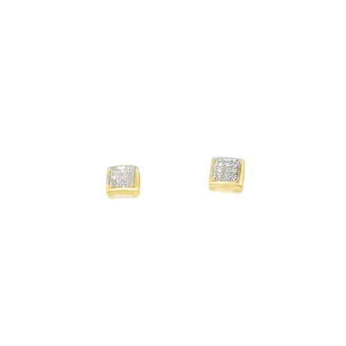 10K 0.04ct Diamond earrings - UN-0399