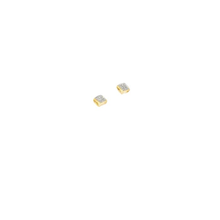 10K 0.04ct Diamond earrings - UN-0399
