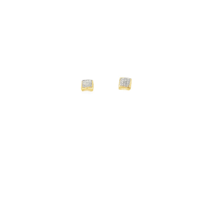 10K 0.04ct Diamond earrings - UN-0399