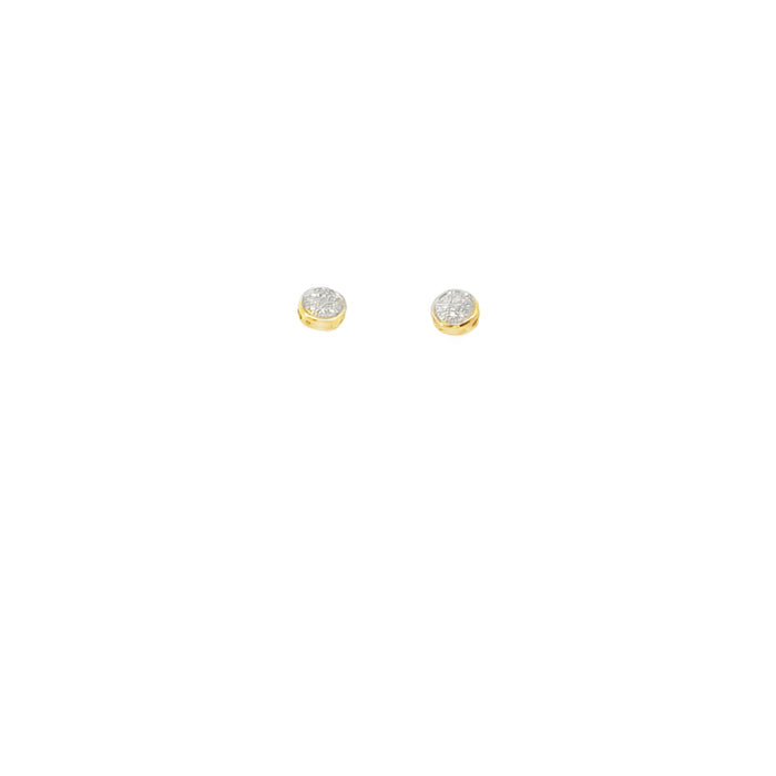 10K 0.05Ct Diamond earring - UN-0395