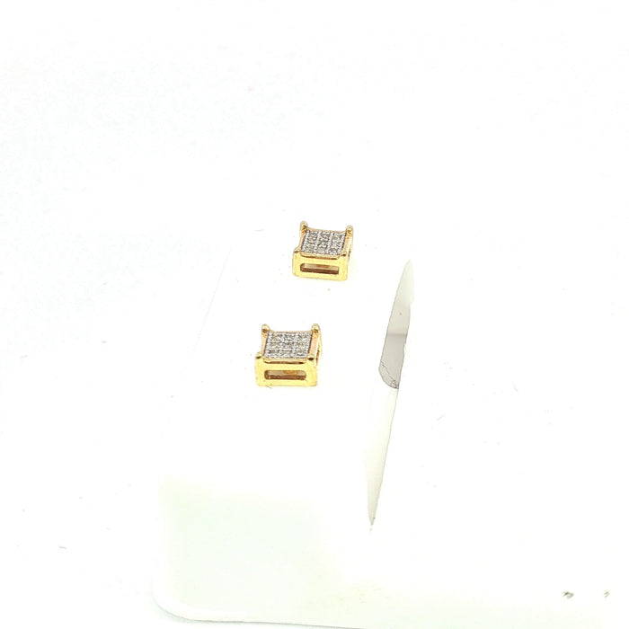 10K 0.05Ct Diamond earrings - UN-0371