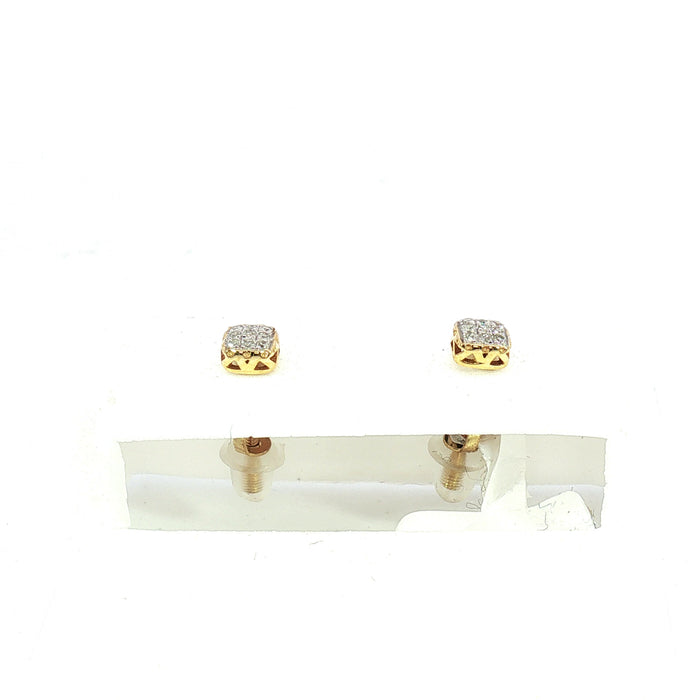 10K 0.05Ct Diamond earrings - UN-0384