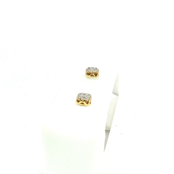 10K 0.05Ct Diamond earrings - UN-0384