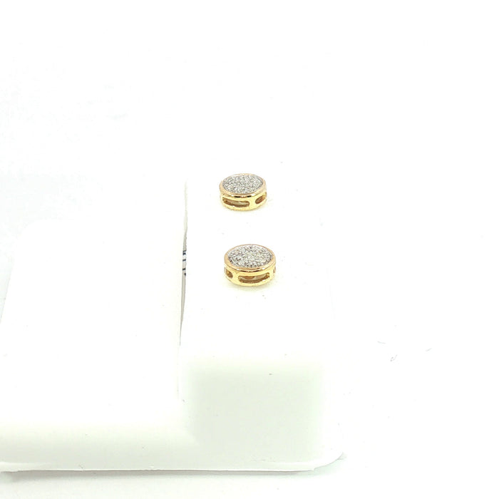 10K 0.05Ct Diamond earrings - UN-0390