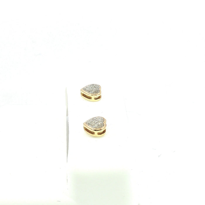 10K 0.05Ct Diamond earrings - UN-0394