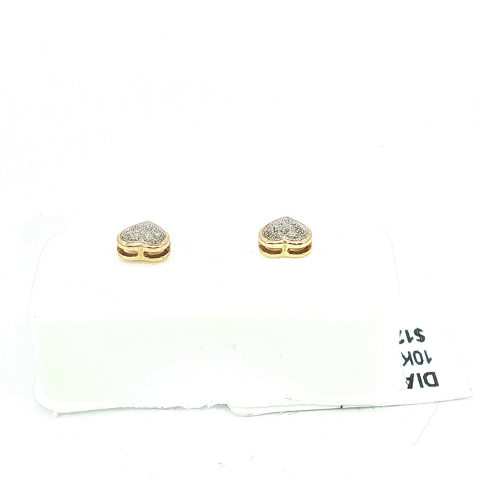 10K 0.05Ct Diamond earrings - UN-0394