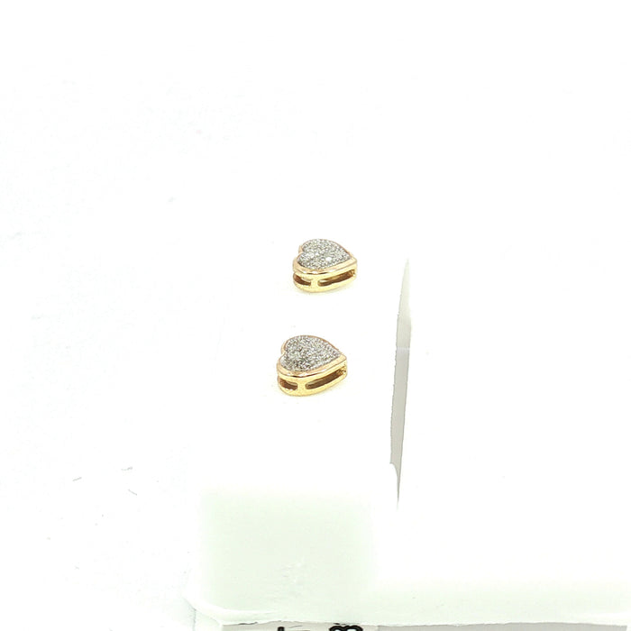 10K 0.05Ct Diamond earrings - UN-0394