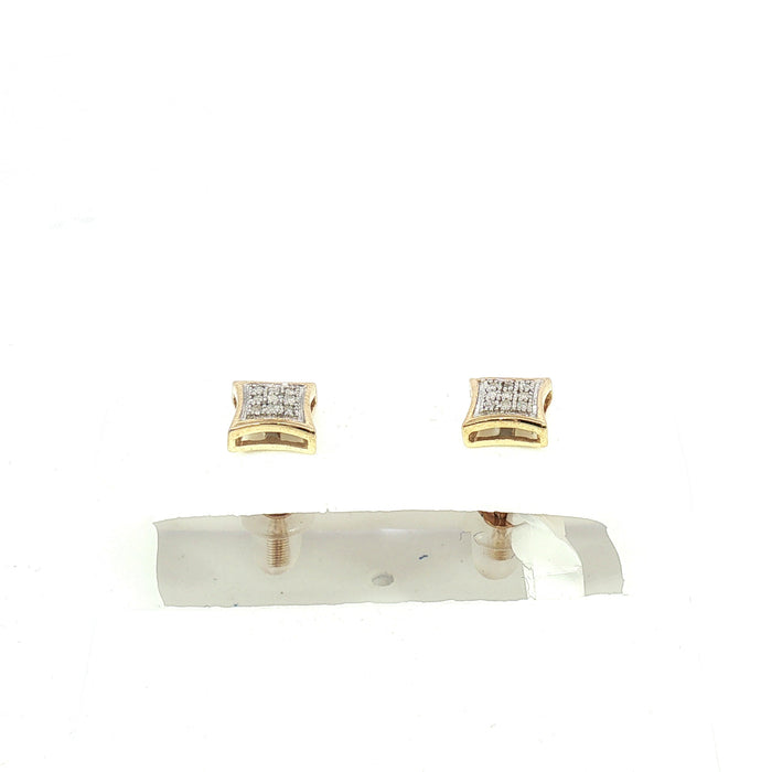 10K 0.05Ct Diamond earrings - UN-0398