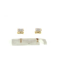 10K 0.05Ct Diamond earrings - UN-0398