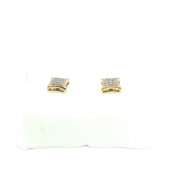 10K 0.05Ct Diamond earrings - UN-0398