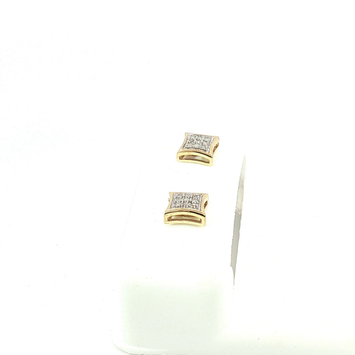 10K 0.05Ct Diamond earrings - UN-0398