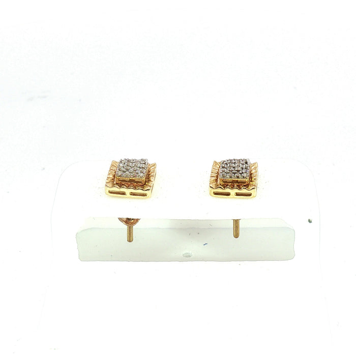 10K 0.07ct Diamond earring - UN-0431