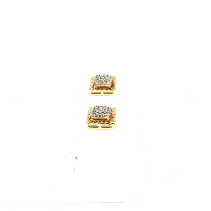 10K 0.07ct Diamond earring - UN-0431