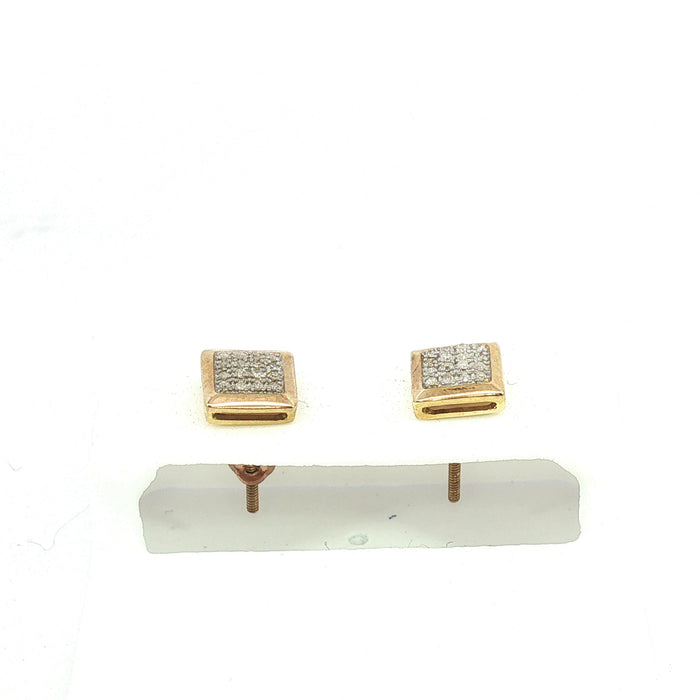 10K 0.08ct Diamond earring - UN-0405