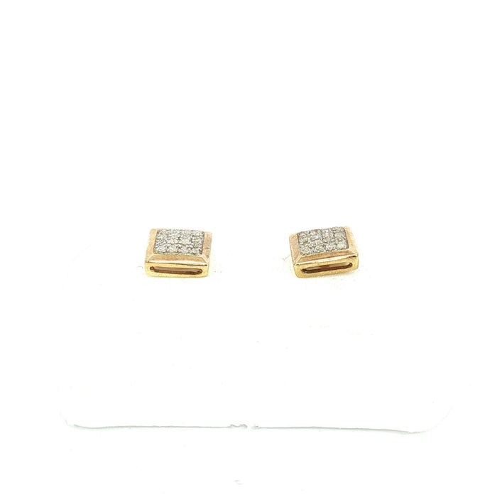 10K 0.08ct Diamond earring - UN-0405