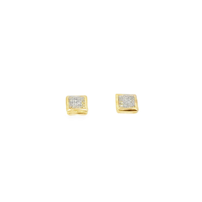 10K 0.08Ct Diamond earrings - UN-0393