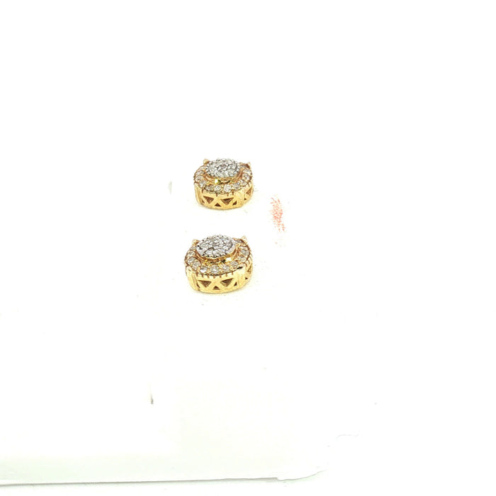10K 0.15Ct Diamond earrings - UN-0334