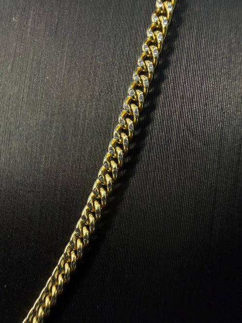 10K 2.2mm 16-Inch Miami Cuban Chain