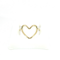 10K Gold Heart Ring in Yellow Gold