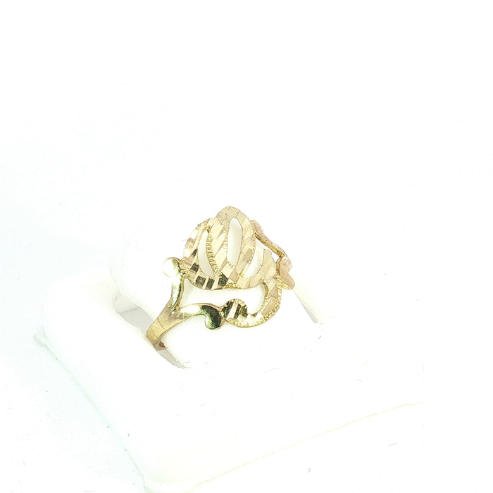 10K Gold initial "G" Ring