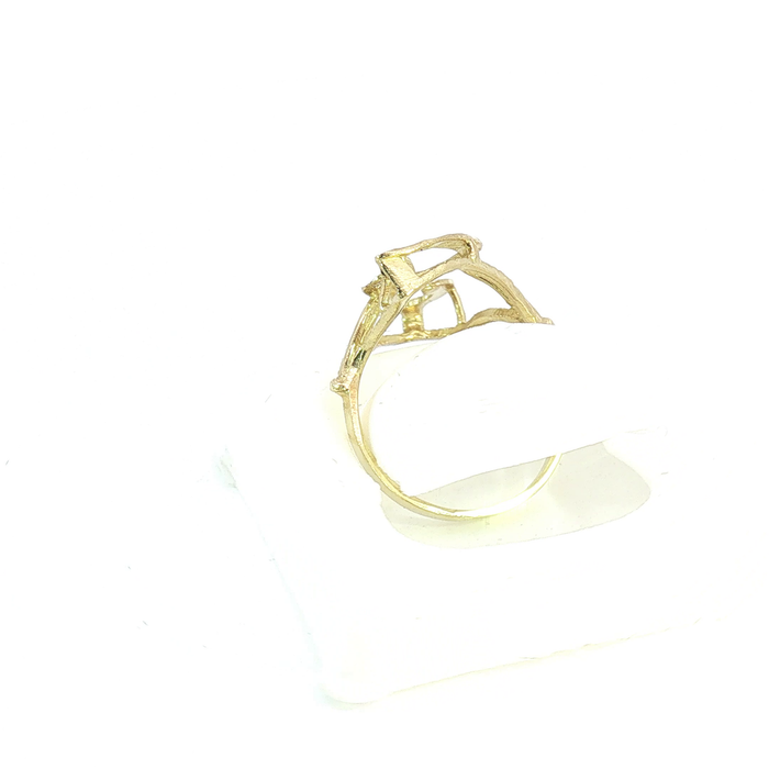 10K Gold initial "G" Ring