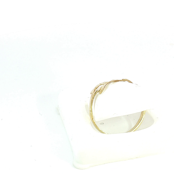 10K Gold initial "K" Ring