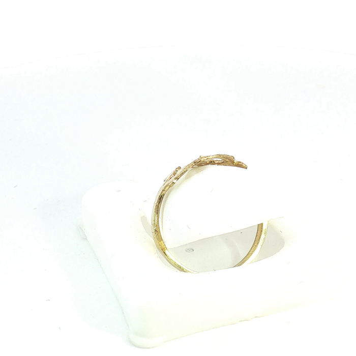 10K Gold initial "L" Ring