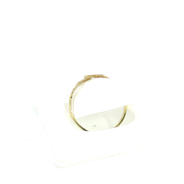 10K Gold initial "N" Ring