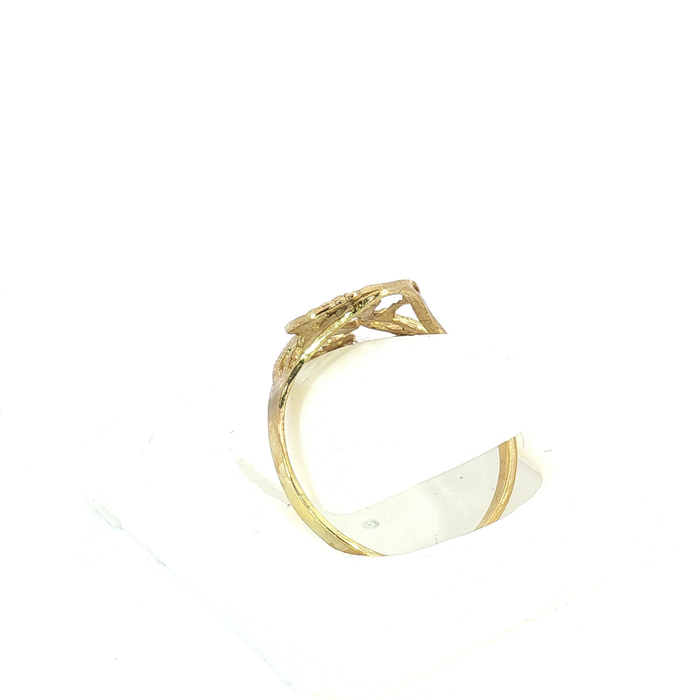 10K Gold initial "P" Ring