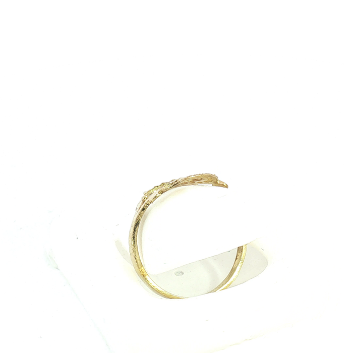 10K Gold initial "S" Ring