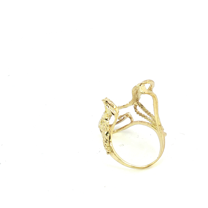 10K Gold initial "Y" Ring