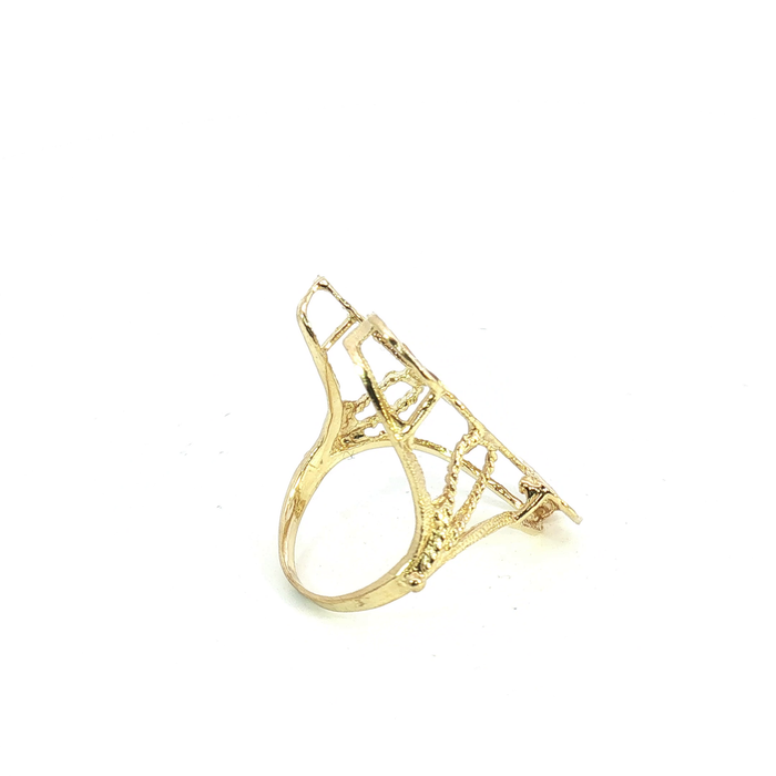 10K Gold initial "Y" Ring