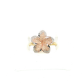 10K Hibiscus Flower Ring
