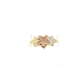 10K Hibiscus Flower Ring