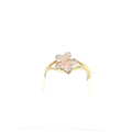 10k Hibiscus Flower Ring