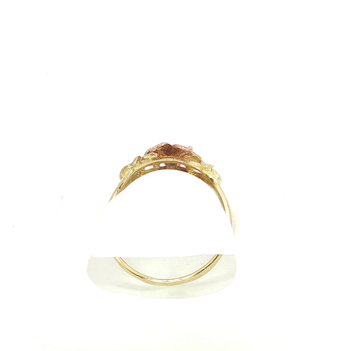 10K Hibiscus Flower Ring