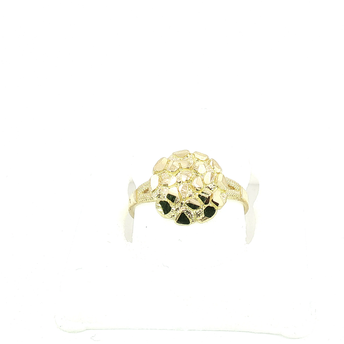 10K Nugget Ring in Yellow Gold