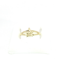 10K Nugget Star Ring in Yellow Gold