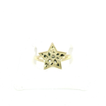 10K Nugget Star Ring in Yellow Gold