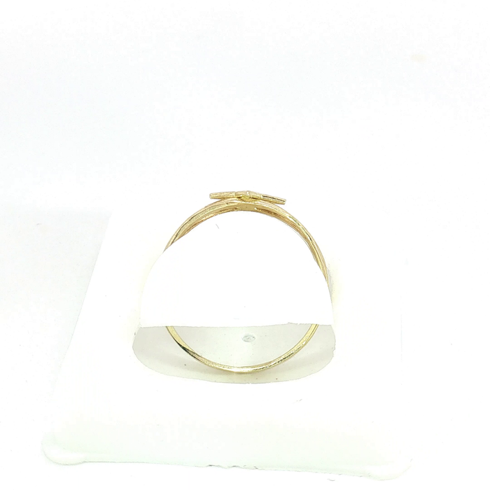 10K Nugget Star Ring in Yellow Gold