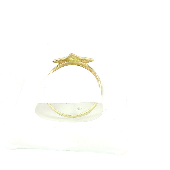 10K Nugget Star Ring in Yellow Gold