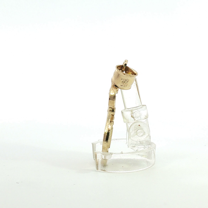 10k Polished Yellow Gold Dollar Sign Pendant