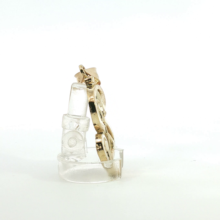10k Polished Yellow Gold Dollar Sign Pendant