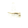 10K Polished Yellow Gold Italian Horn Pendant - Small