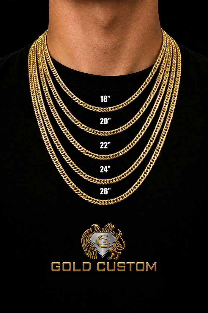 10K Round Cut 2MM 18-Inch Rope Chain
