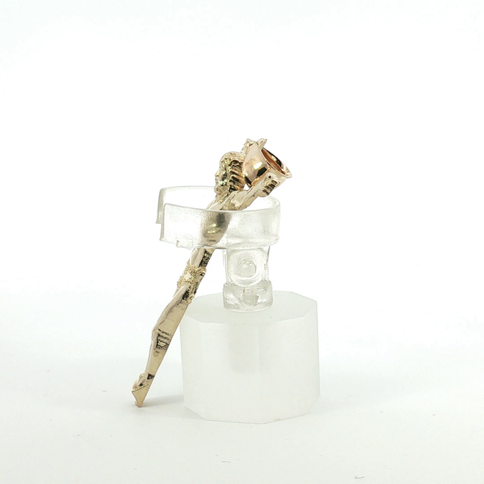 10k Solid Yellow Gold Jesus Crucifix Pendant