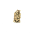 10k Textured Yellow Gold Jesus Head Pendant