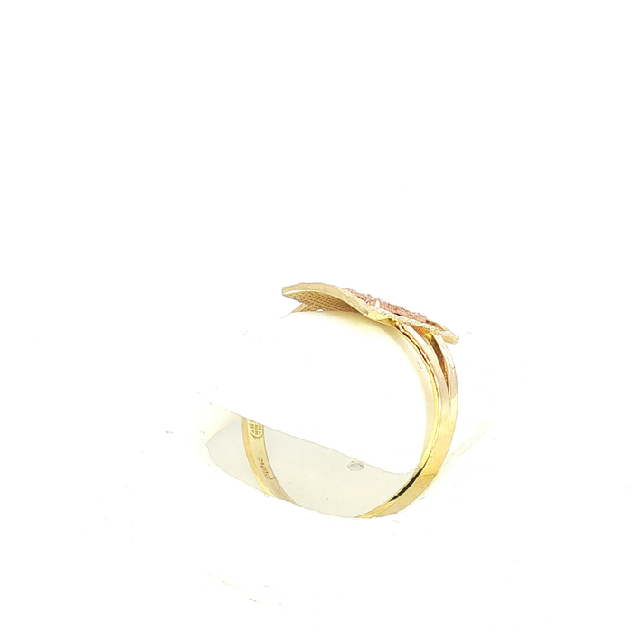 10K Two-Tone Gold Saint Jude Ring