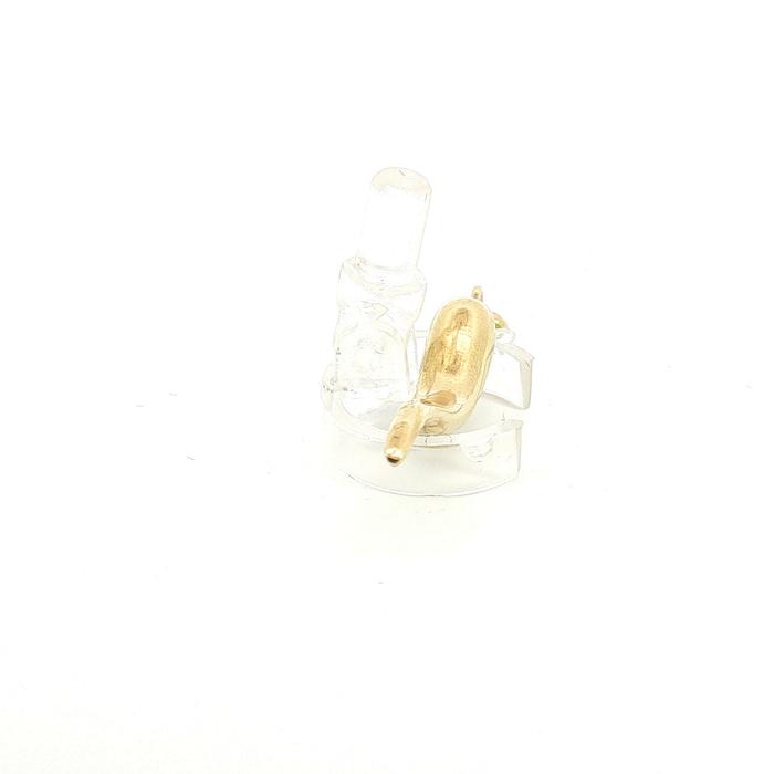 10K Yellow Gold Cornicello Italian Horn Charm Pendant